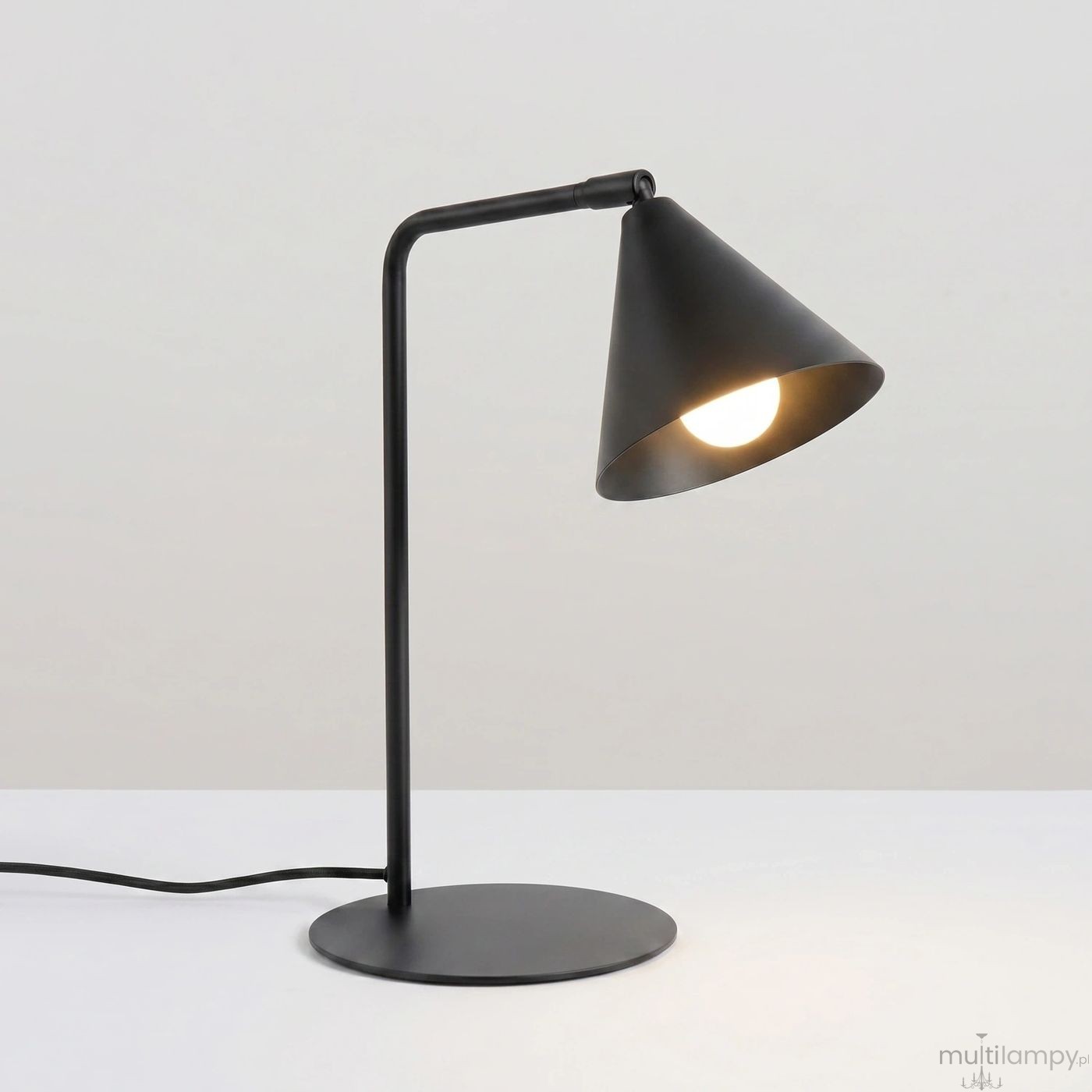 Nox lampa biurkowa E14 czarna SL.2567