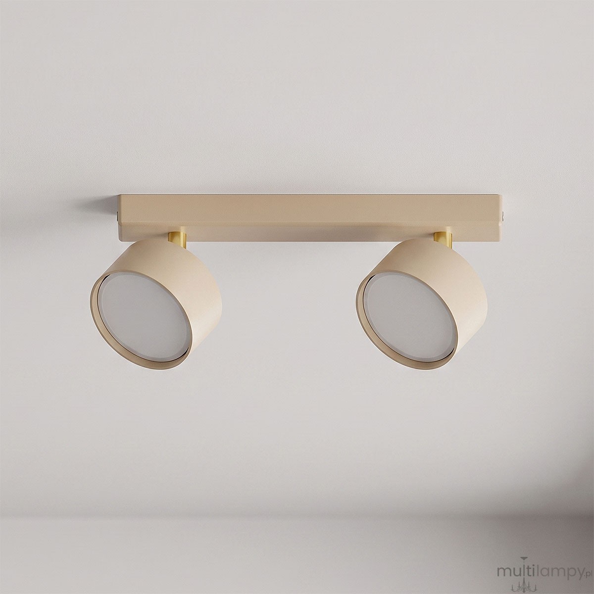 Capris lampa sufitowa spot 2xGX53 beżow