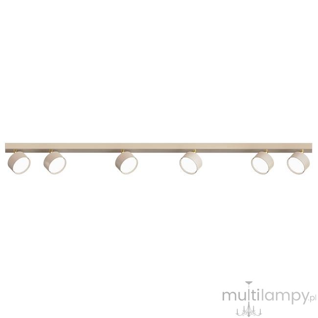 Capris lampa sufitowa spot 6xGX53 beżowa