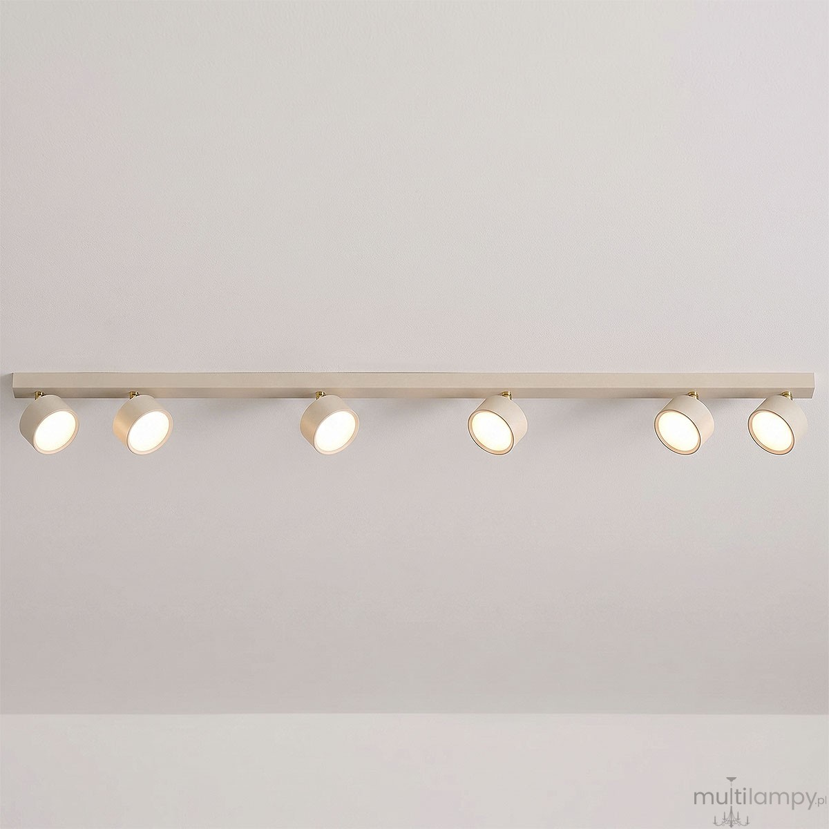Capris lampa sufitowa spot 6xGX53 beżowa