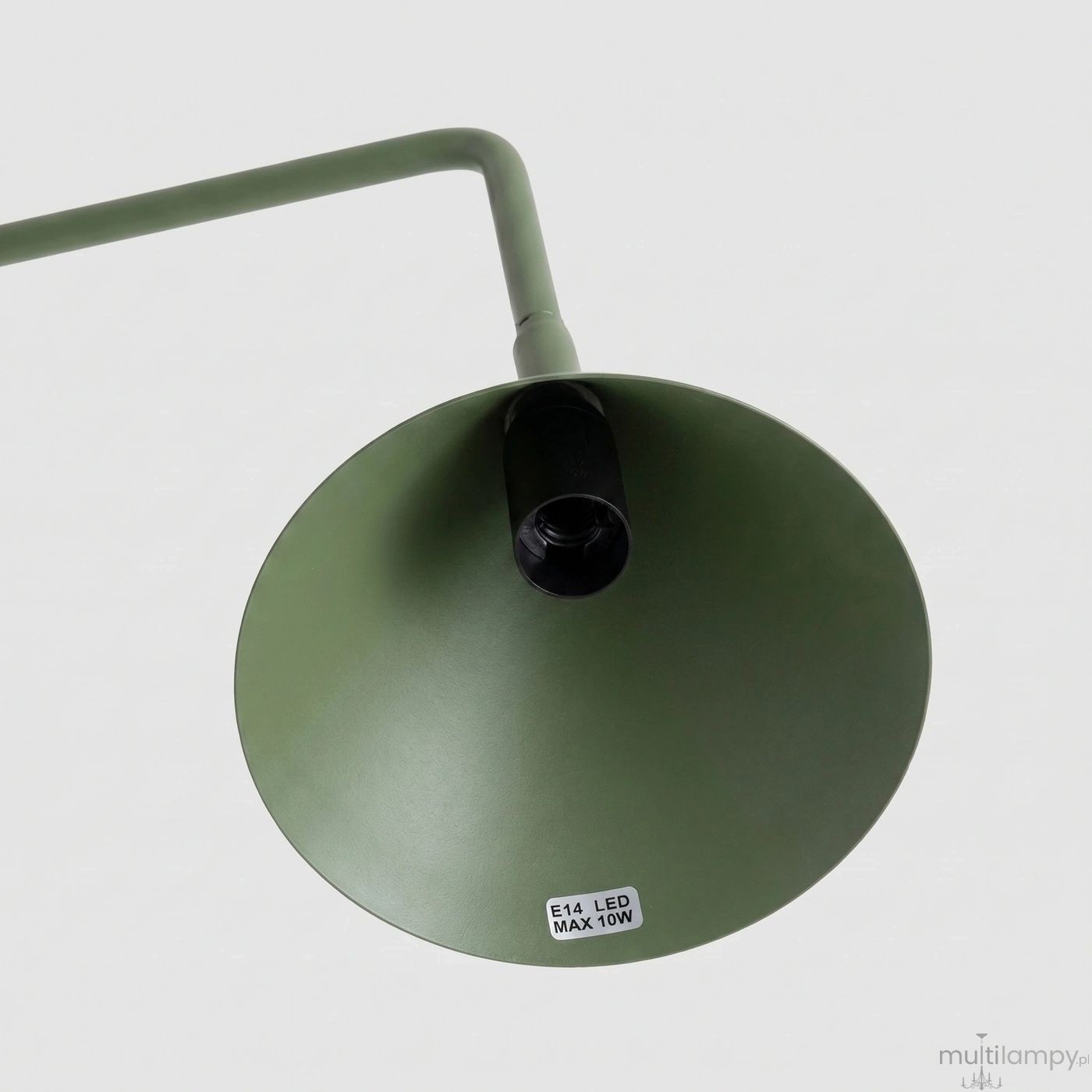 Nox lampa biurkowa E14 zielona oliwka SL.2570