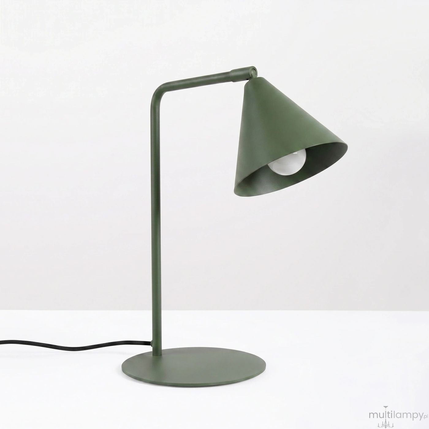 Nox lampa biurkowa E14 zielona oliwka SL.2570