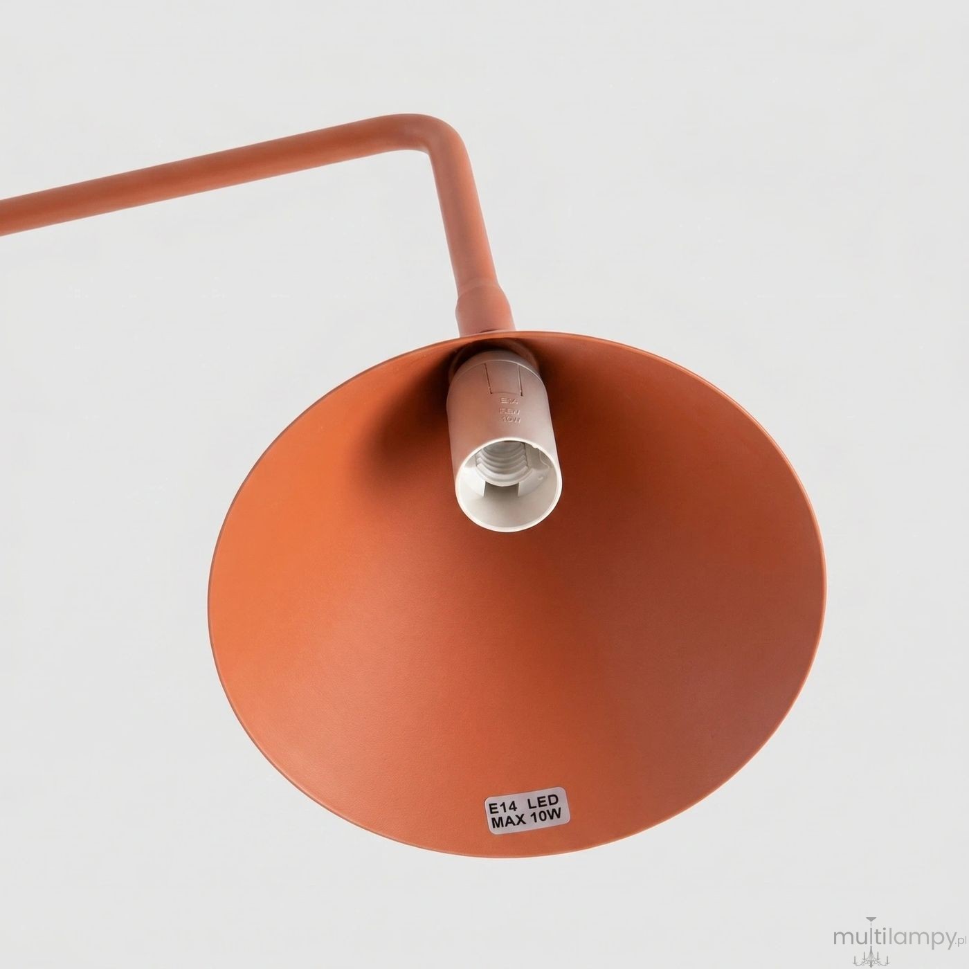 Nox lampa biurkowa E14 ochra czerwona SL.2571