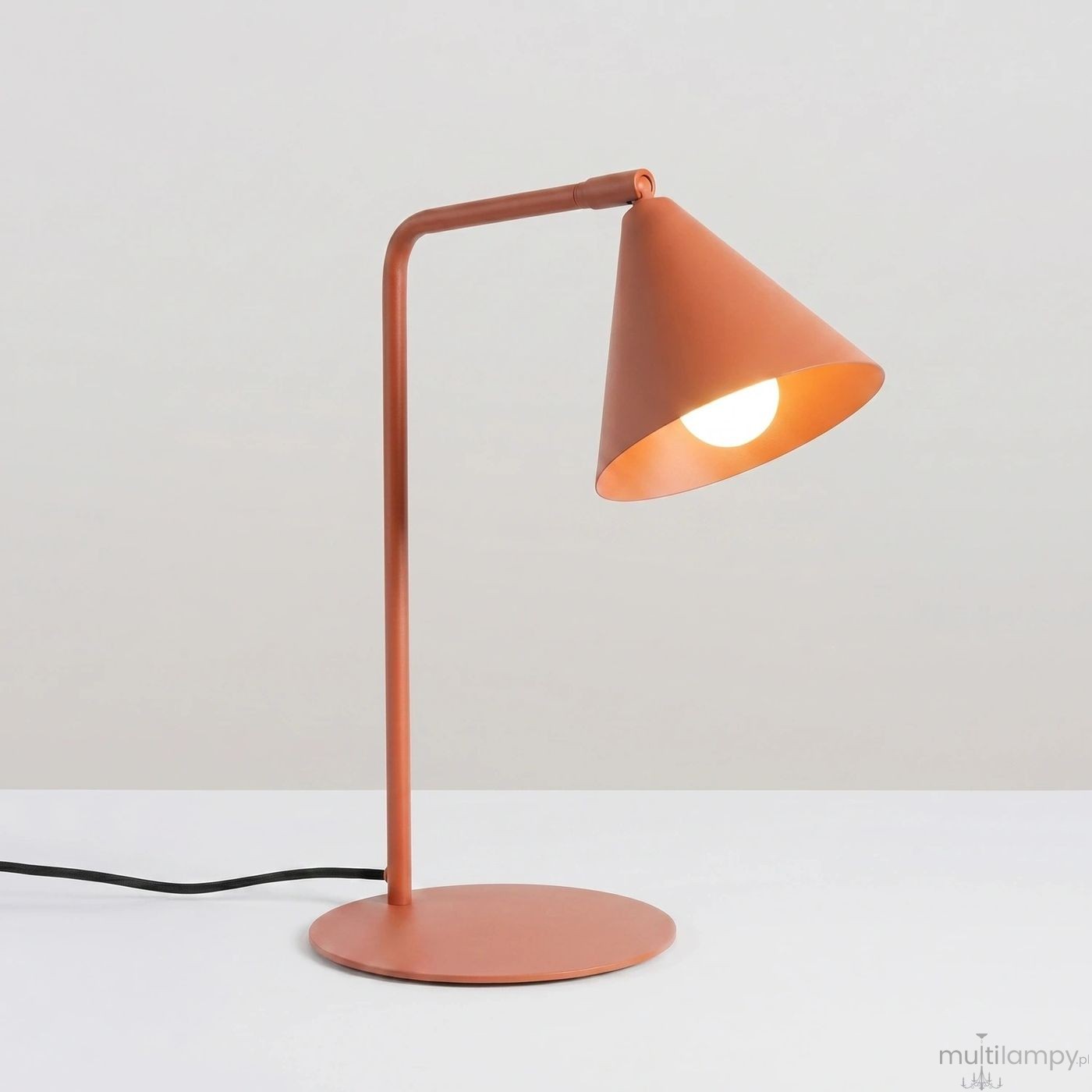Nox lampa biurkowa E14 ochra czerwona SL.2571
