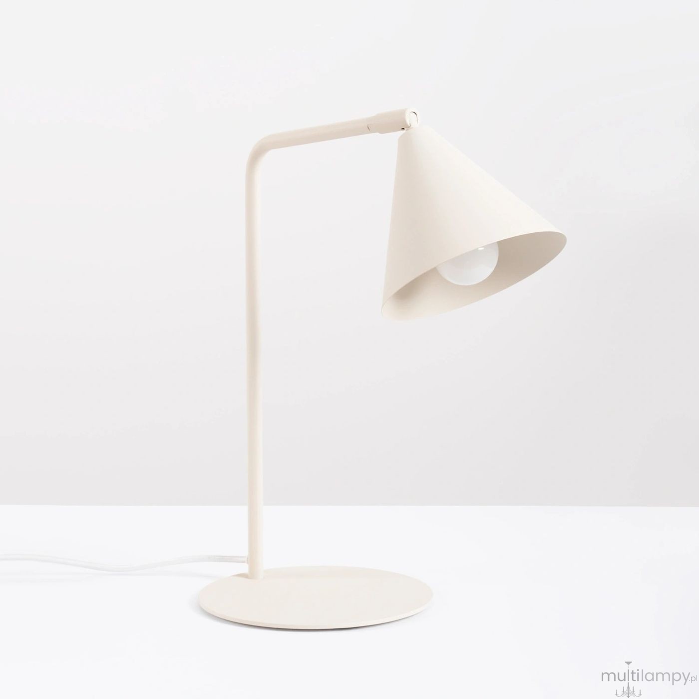 Nox lampa biurkowa E14 beżowa SL.2569