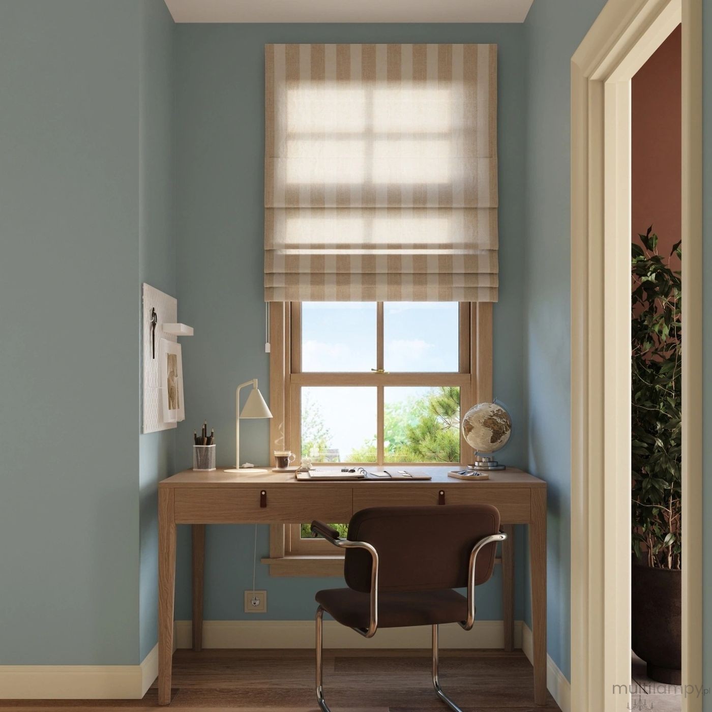 Nox lampa biurkowa E14 beżowa SL.2569