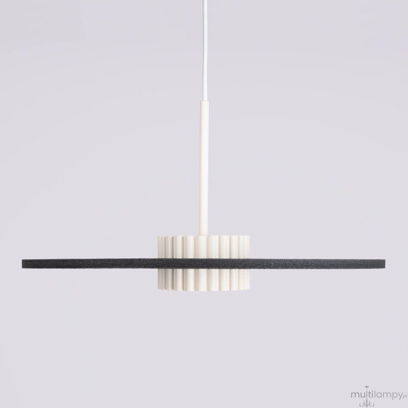 Ovo lampa wisząca GX53 beżowa czarna SL.2692