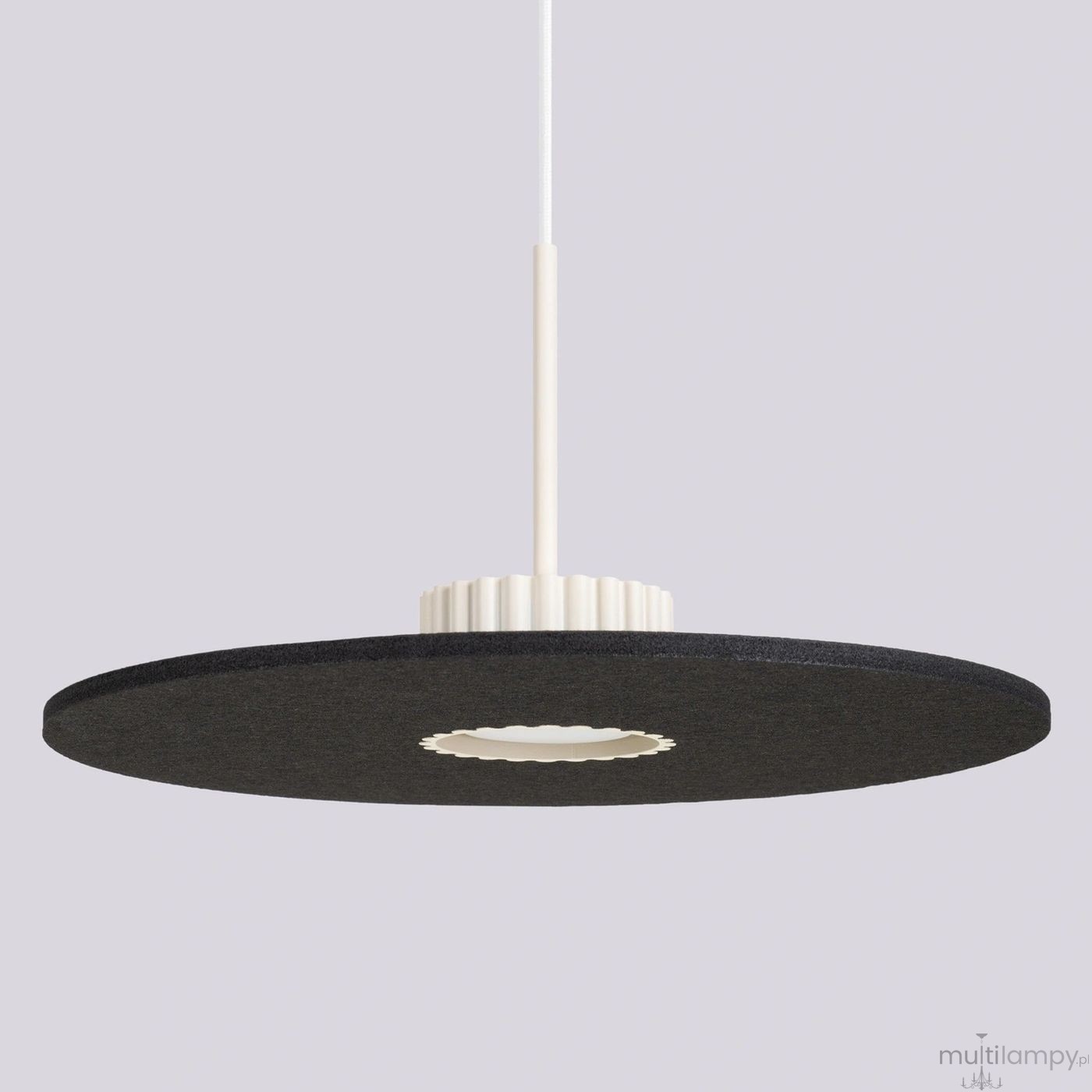 Ovo lampa wisząca GX53 beżowa czarna SL.2692