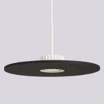 Ovo lampa wisząca GX53 beżowa czarna SL.2692