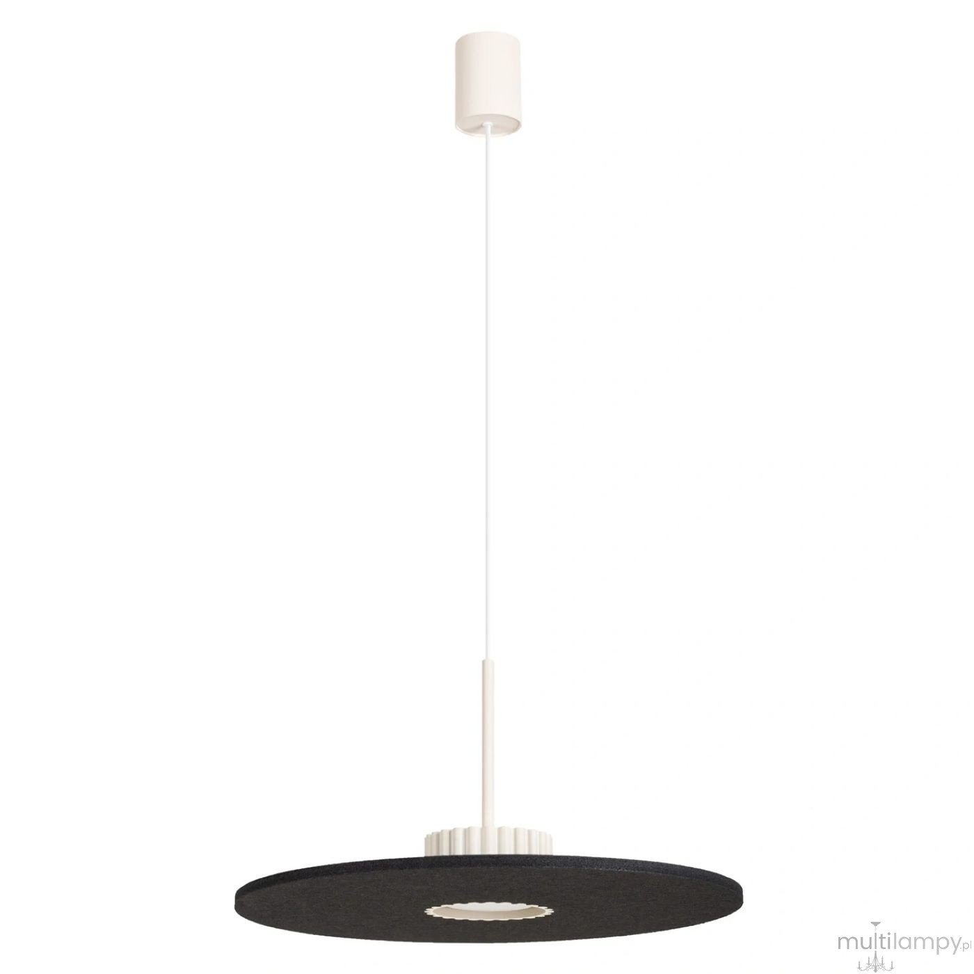 Ovo lampa wisząca GX53 beżowa czarna SL.2692