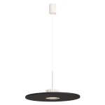 Ovo lampa wisząca GX53 beżowa czarna SL.2692