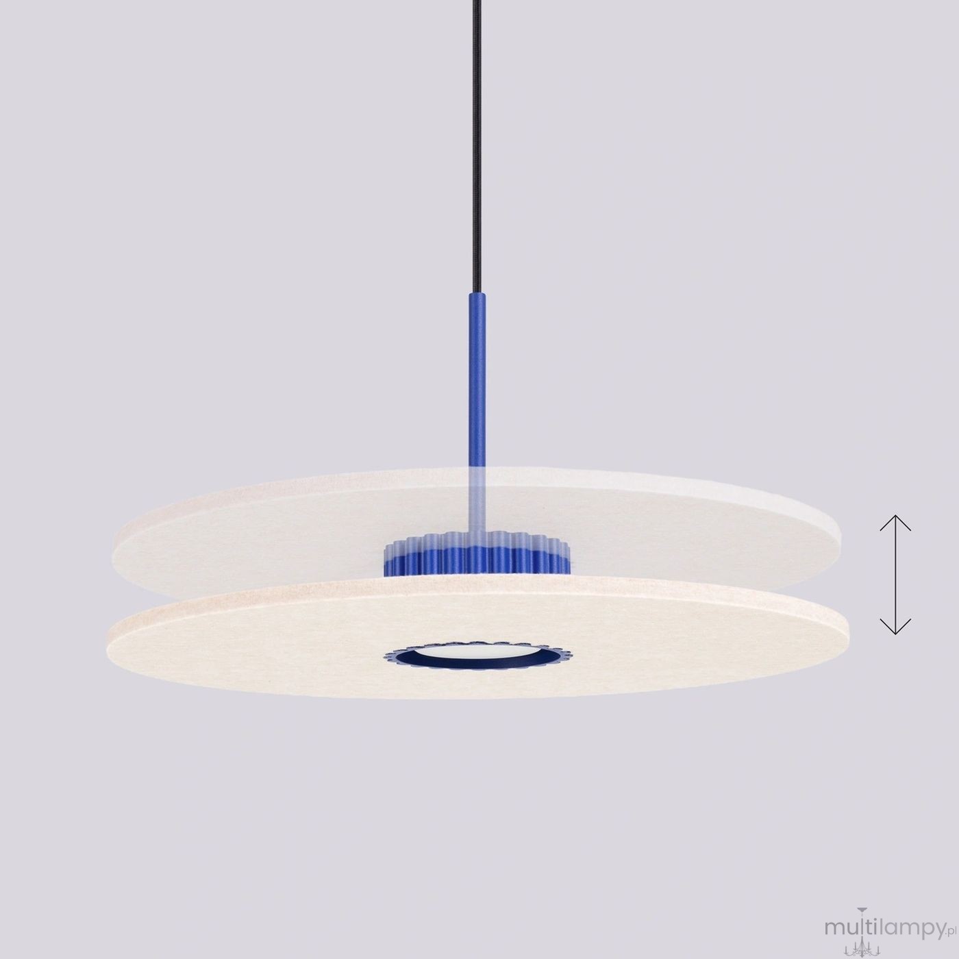 Ovo lampa wisząca GX53 ultramaryna beżowa SL.2693