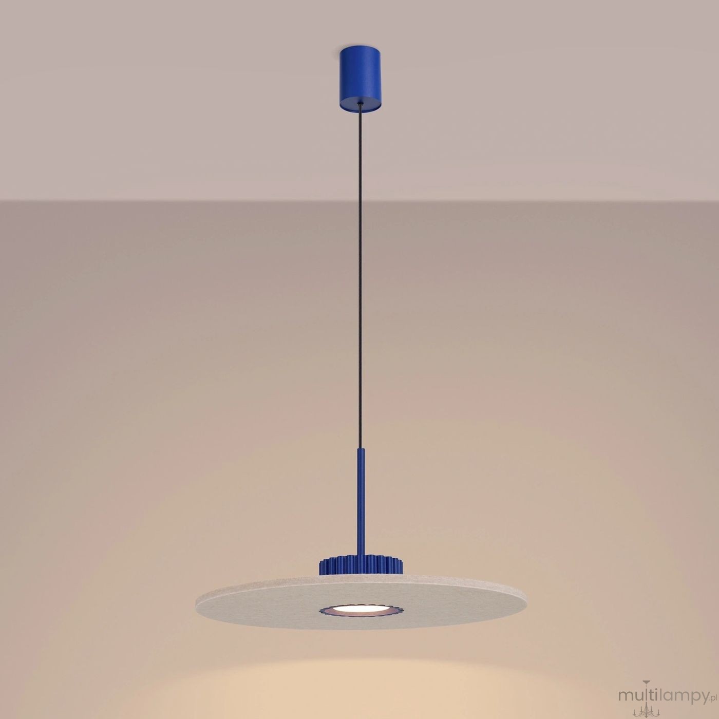 Ovo lampa wisząca GX53 ultramaryna beżowa SL.2693