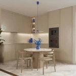 Ovo lampa wisząca GX53 ultramaryna beżowa SL.2693