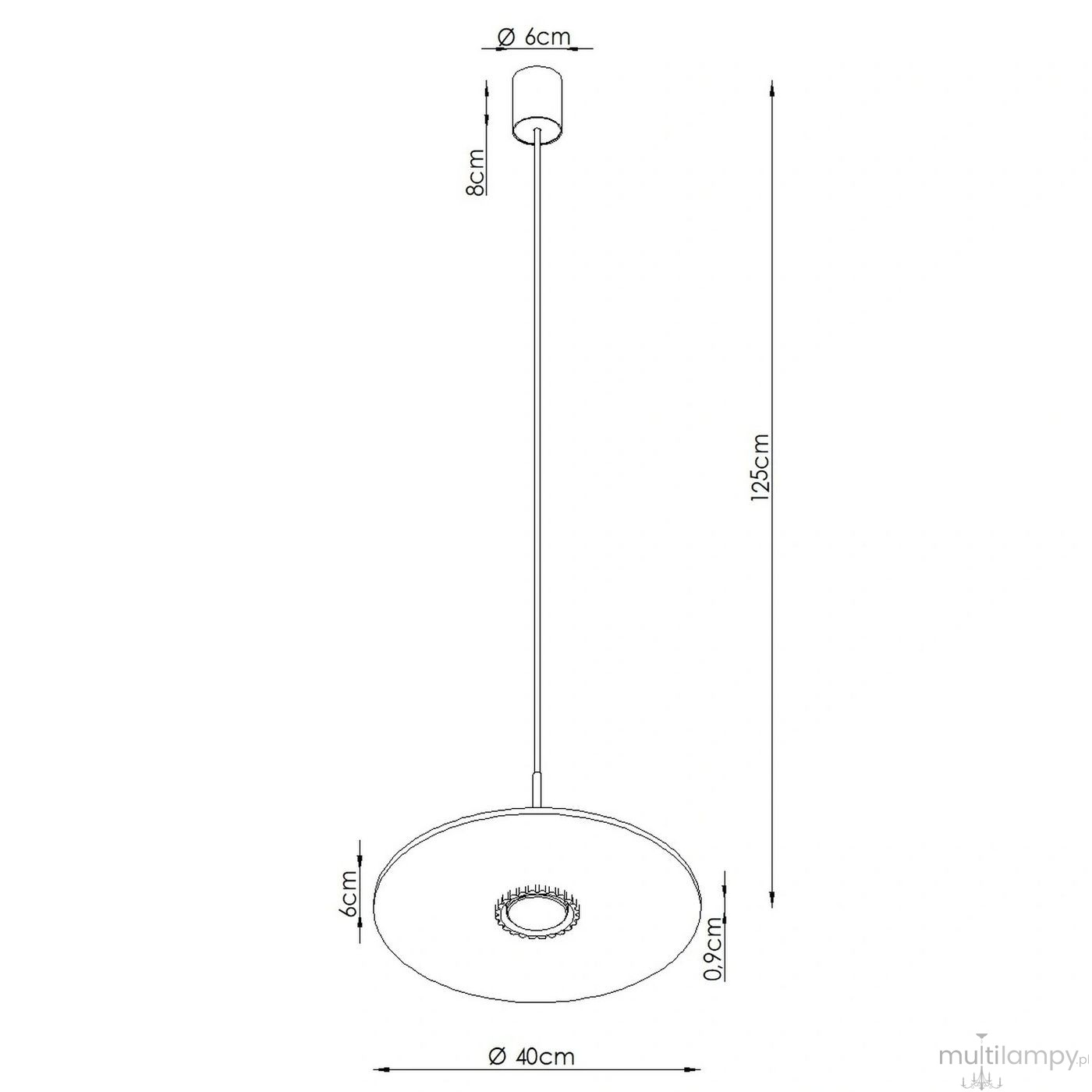 Ovo lampa wisząca GX53 ultramaryna beżowa SL.2693