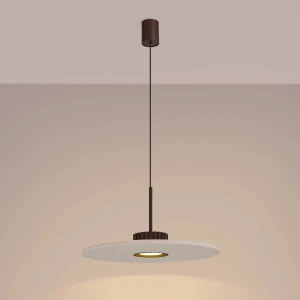 Ovo lampa wisząca GX53 brązowa beżowa SL.2694