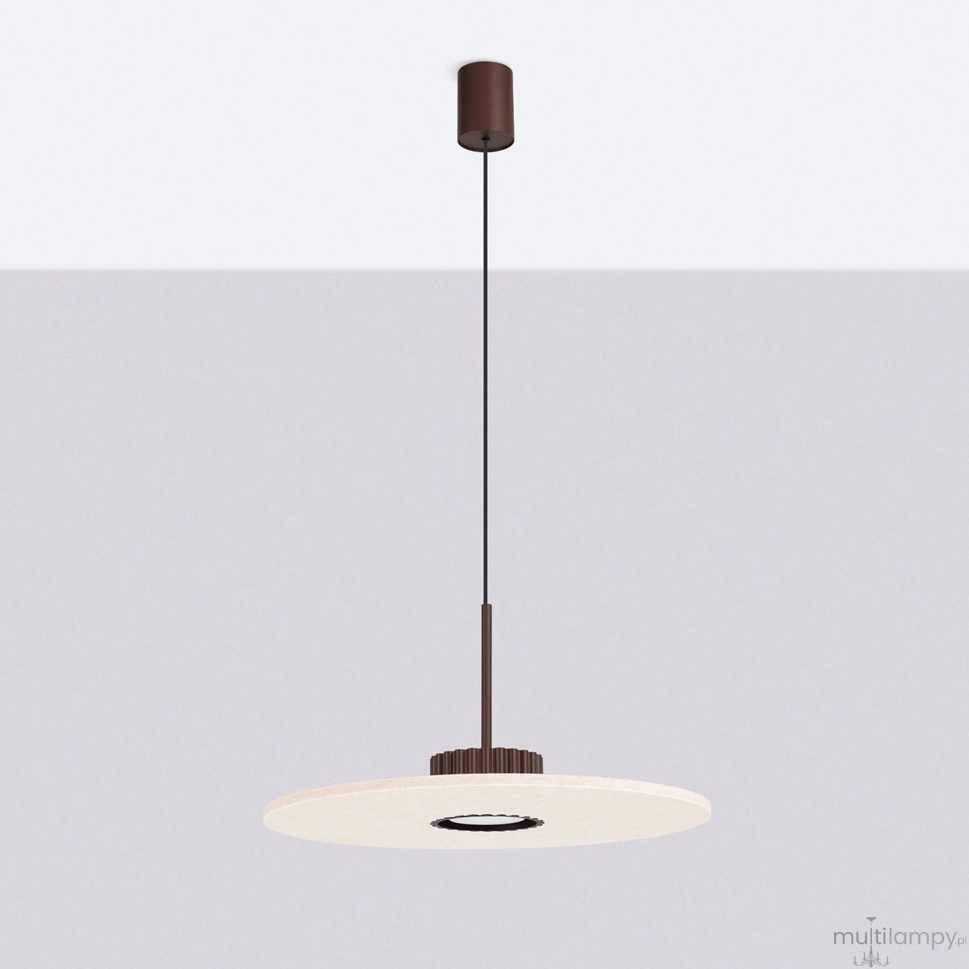 Ovo lampa wisząca GX53 brązowa beżowa SL.2694