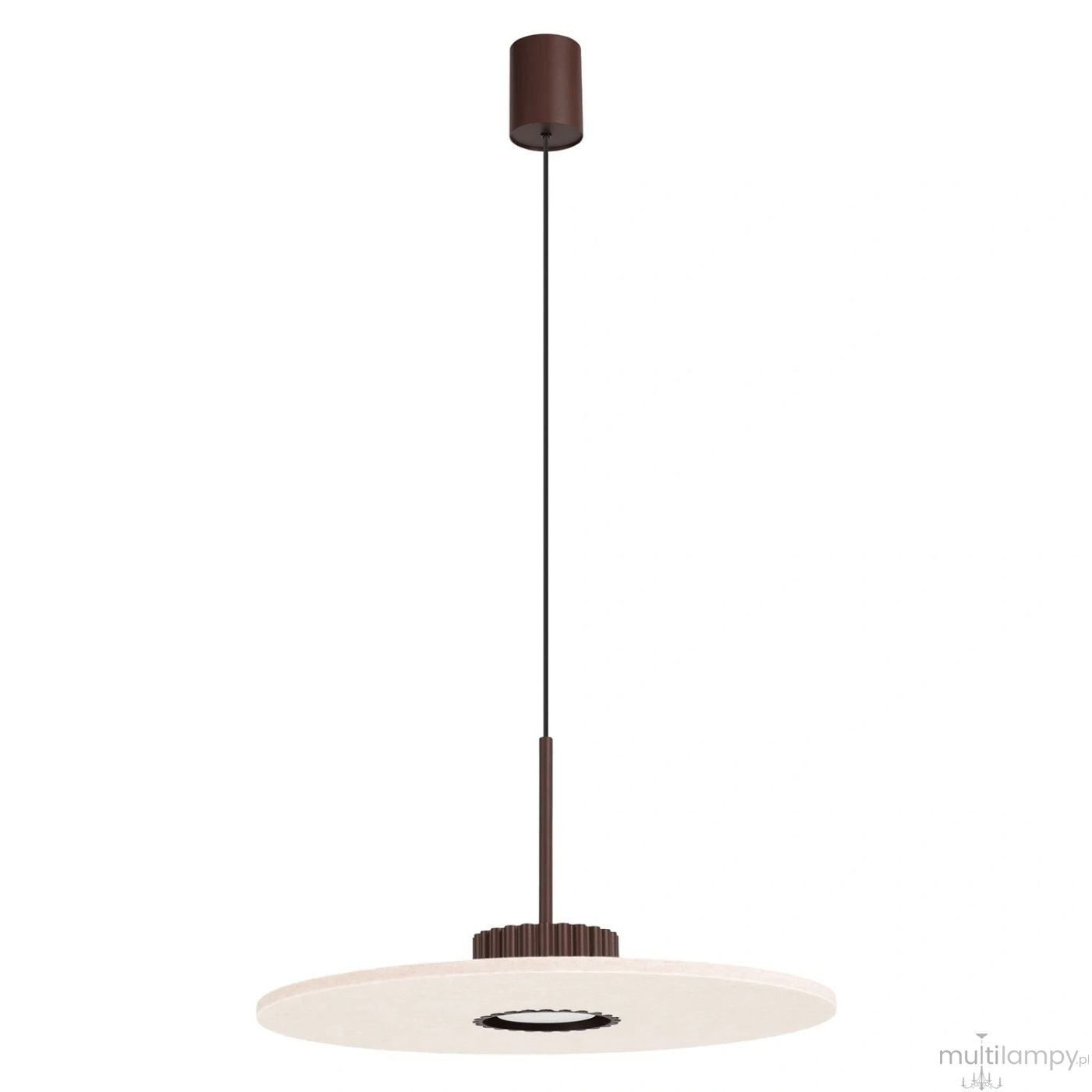 Ovo lampa wisząca GX53 brązowa beżowa SL.2694