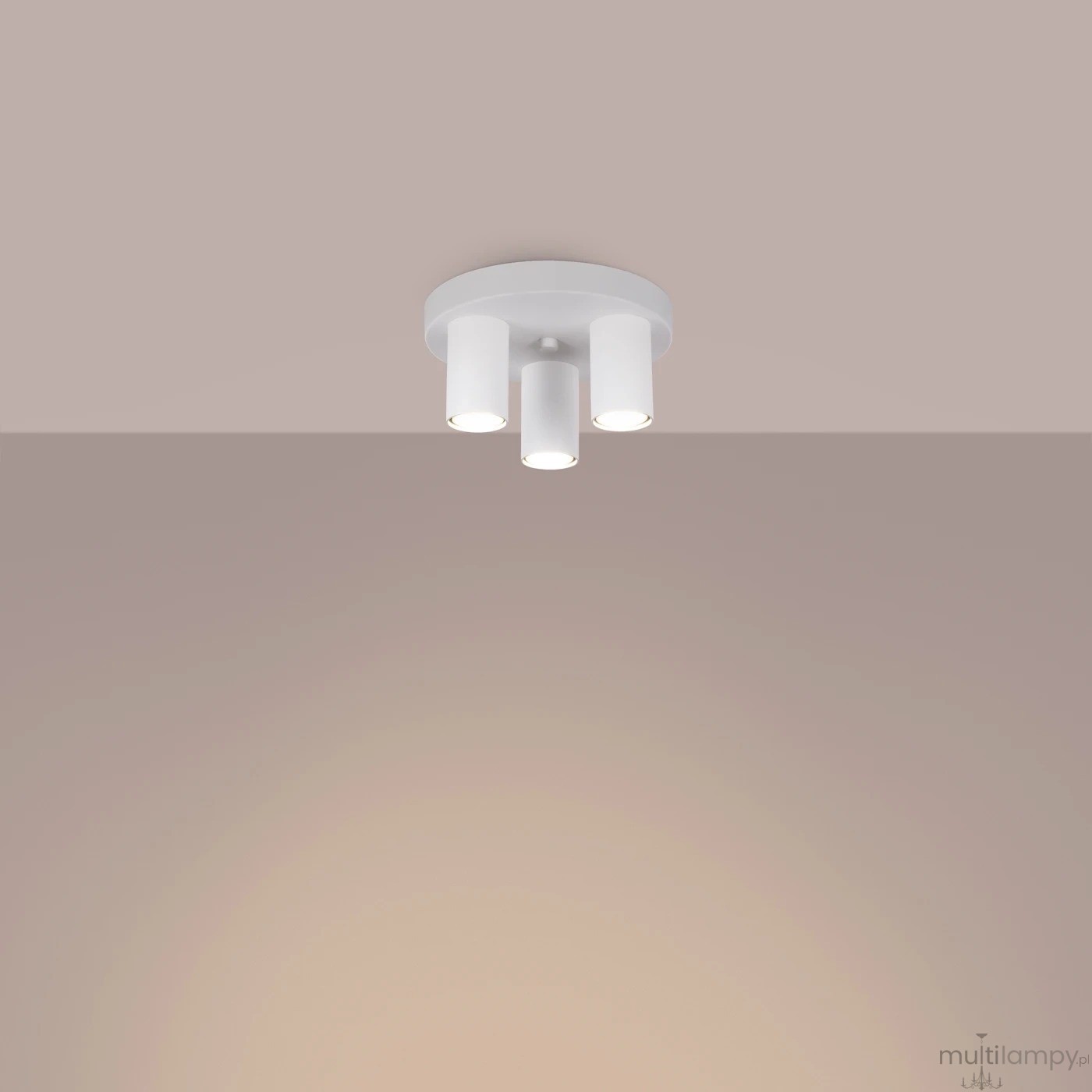 Lagos lampa sufitowa 3xGU10 biała SL.1464