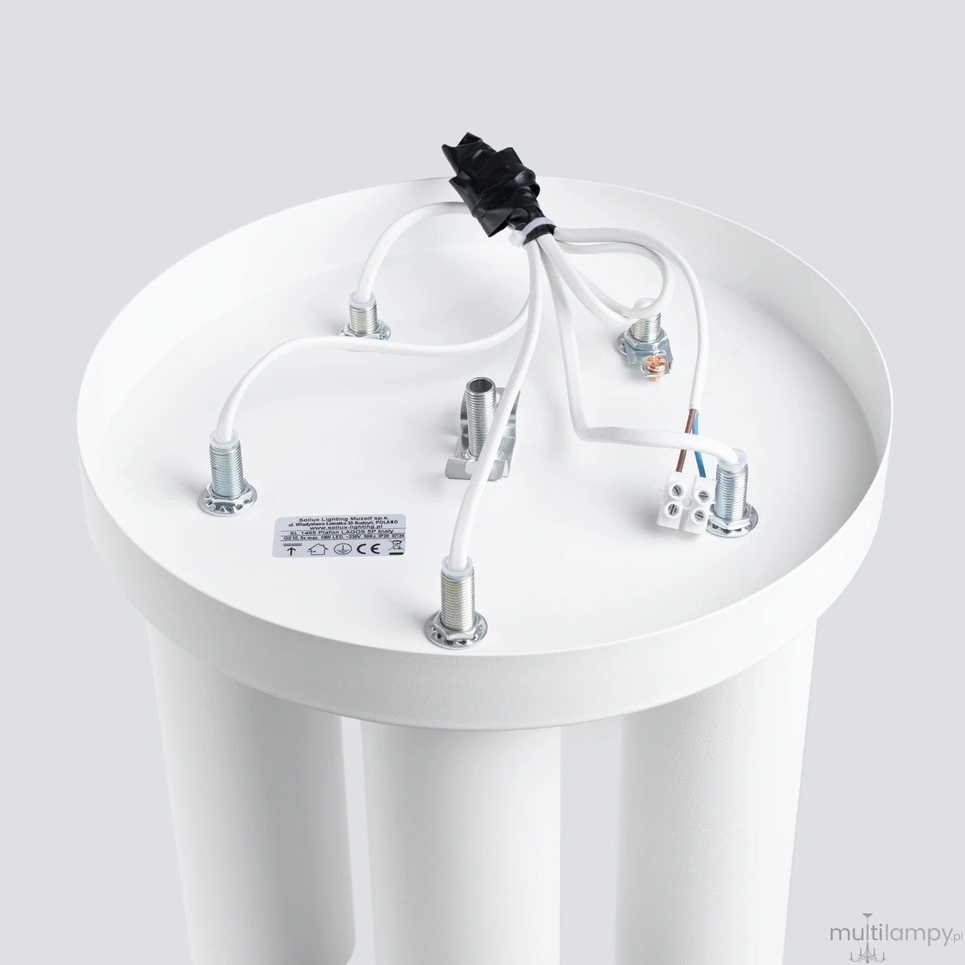 Lagos lampa sufitowa 5xGU10 biała SL.1465