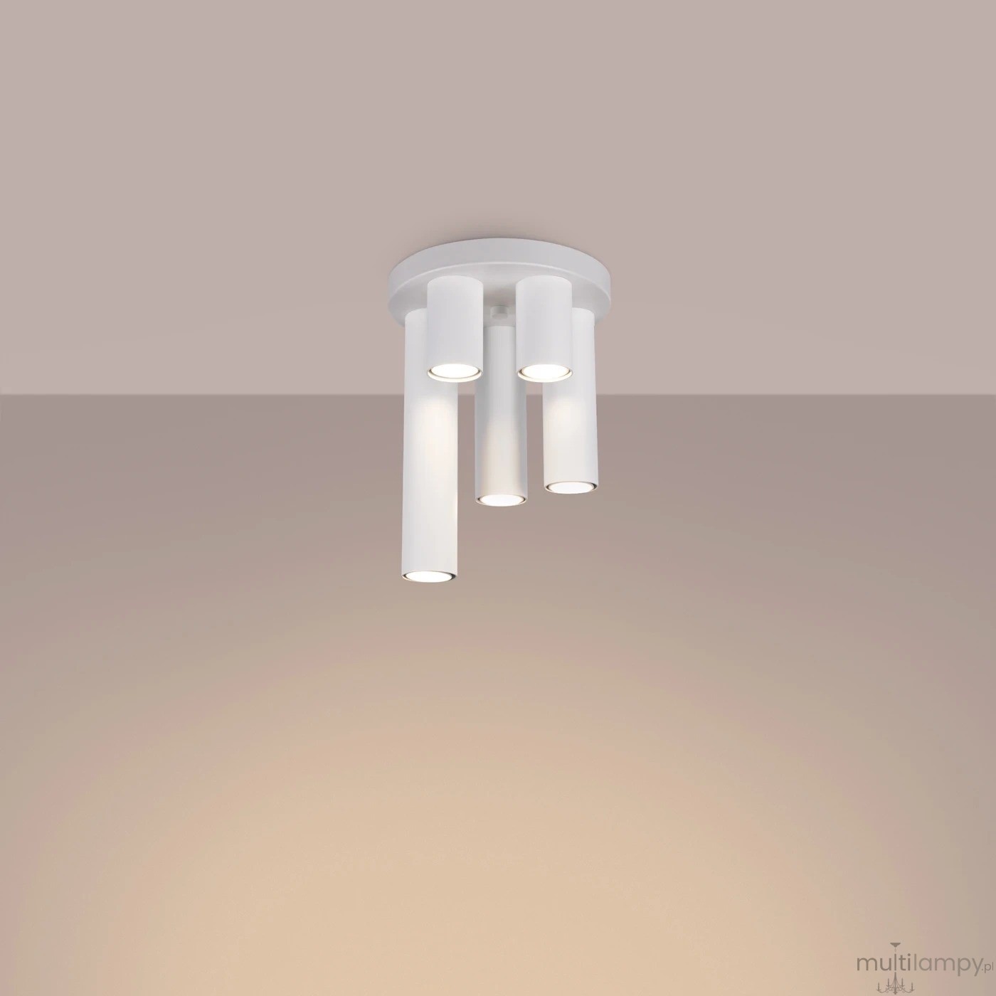 Lagos lampa sufitowa 5xGU10 biała SL.1465