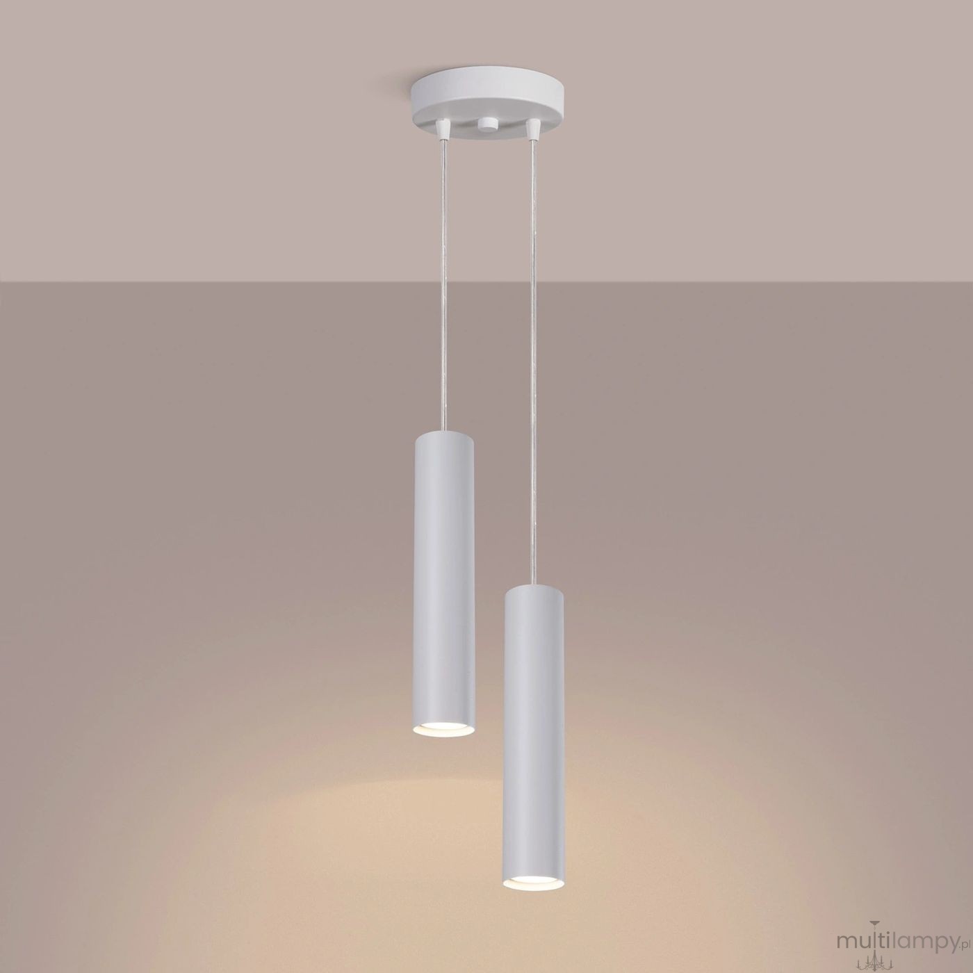 Lagos lampa wisząca 2xGU10 biała SL.1868