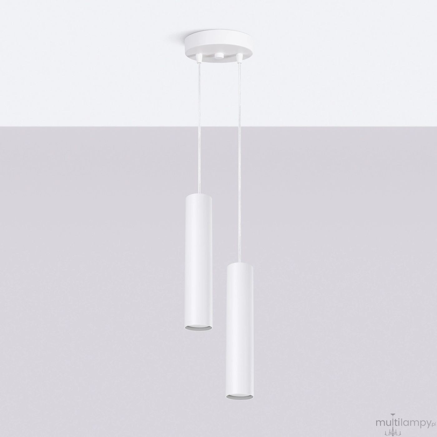 Lagos lampa wisząca 2xGU10 biała SL.1868