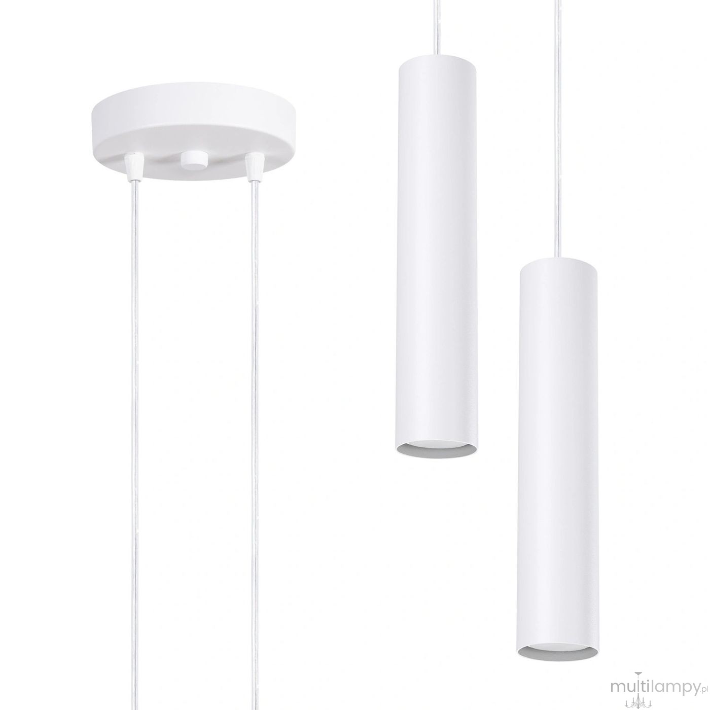 Lagos lampa wisząca 2xGU10 biała SL.1868
