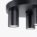 Lagos lampa sufitowa 3xGU10 czarna SL.1466
