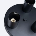 Lagos lampa sufitowa 3xGU10 czarna SL.1466