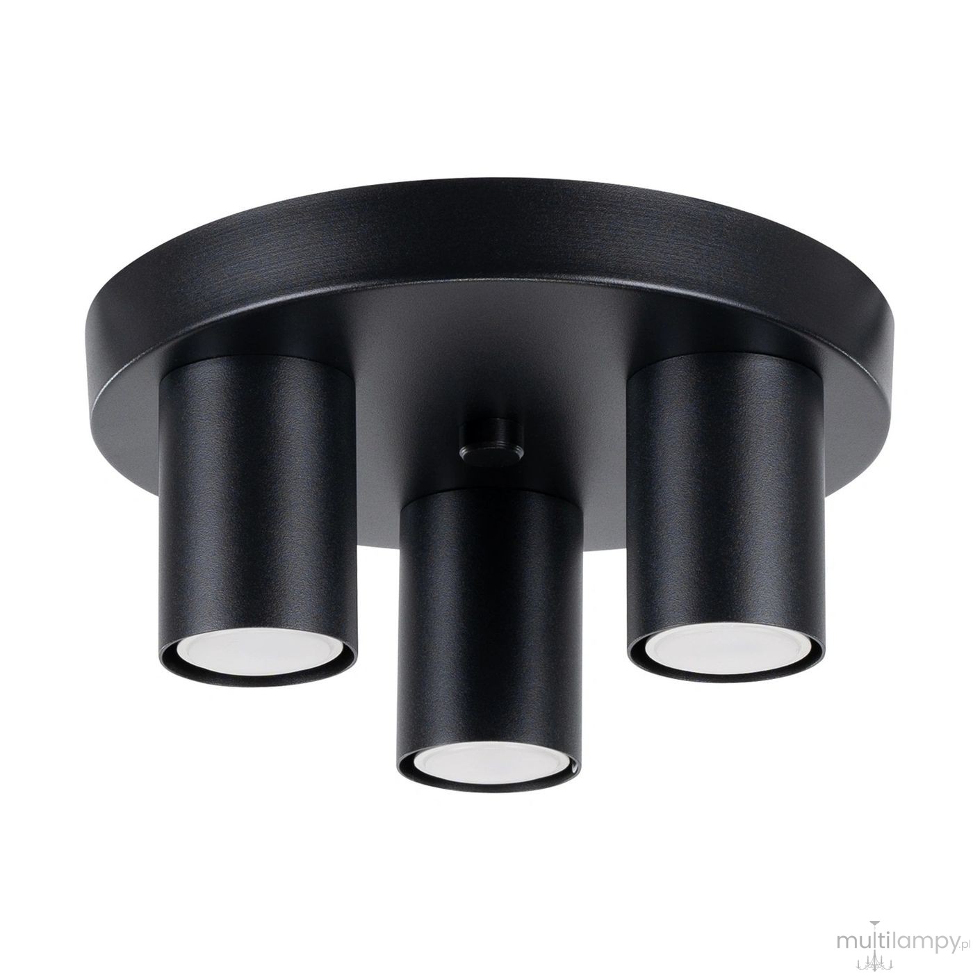 Lagos lampa sufitowa 3xGU10 czarna SL.1466