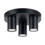 Lagos lampa sufitowa 3xGU10 czarna SL.1466