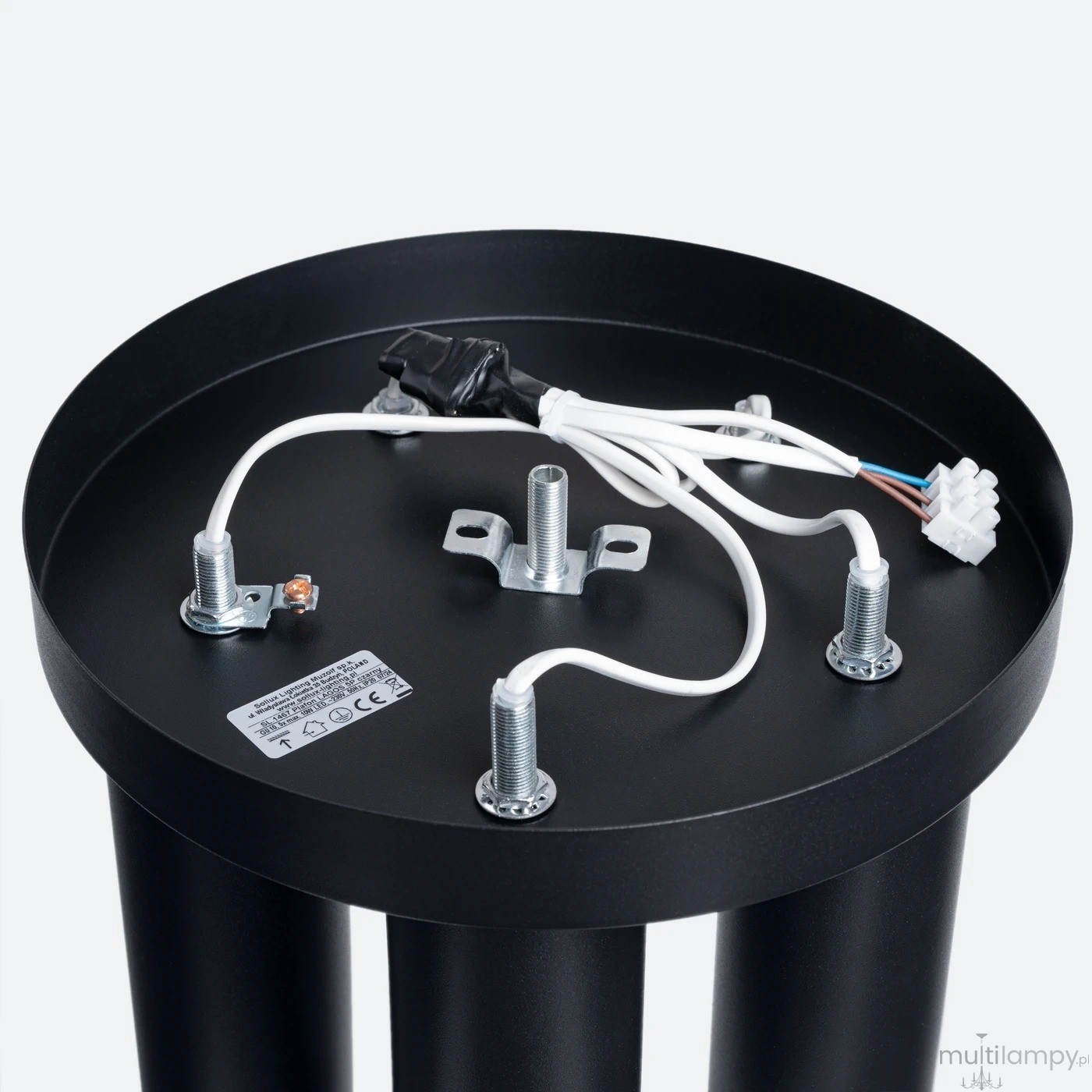 Lagos lampa sufitowa 5xGU10 czarna SL.1467