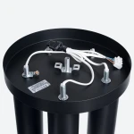 Lagos lampa sufitowa 5xGU10 czarna SL.1467