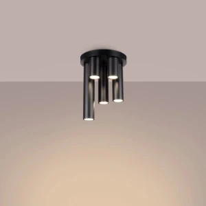 Lagos lampa sufitowa 5xGU10 czarna SL.1467
