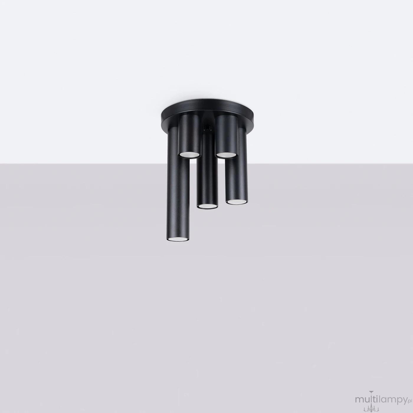 Lagos lampa sufitowa 5xGU10 czarna SL.1467