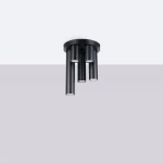 Lagos lampa sufitowa 5xGU10 czarna SL.1467
