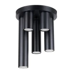 Lagos lampa sufitowa 5xGU10 czarna SL.1467