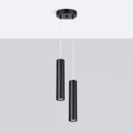 Lagos lampa wisząca 2xGU10 czarna SL.1869