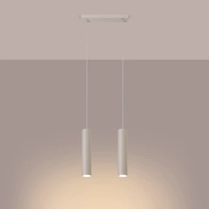 Lagos lampa wisząca 2xGU10 beżowa SL.1480