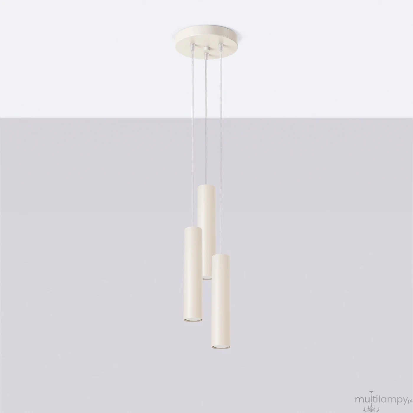 Lagos lampa wisząca 3xGU10 beżowa SL.1482