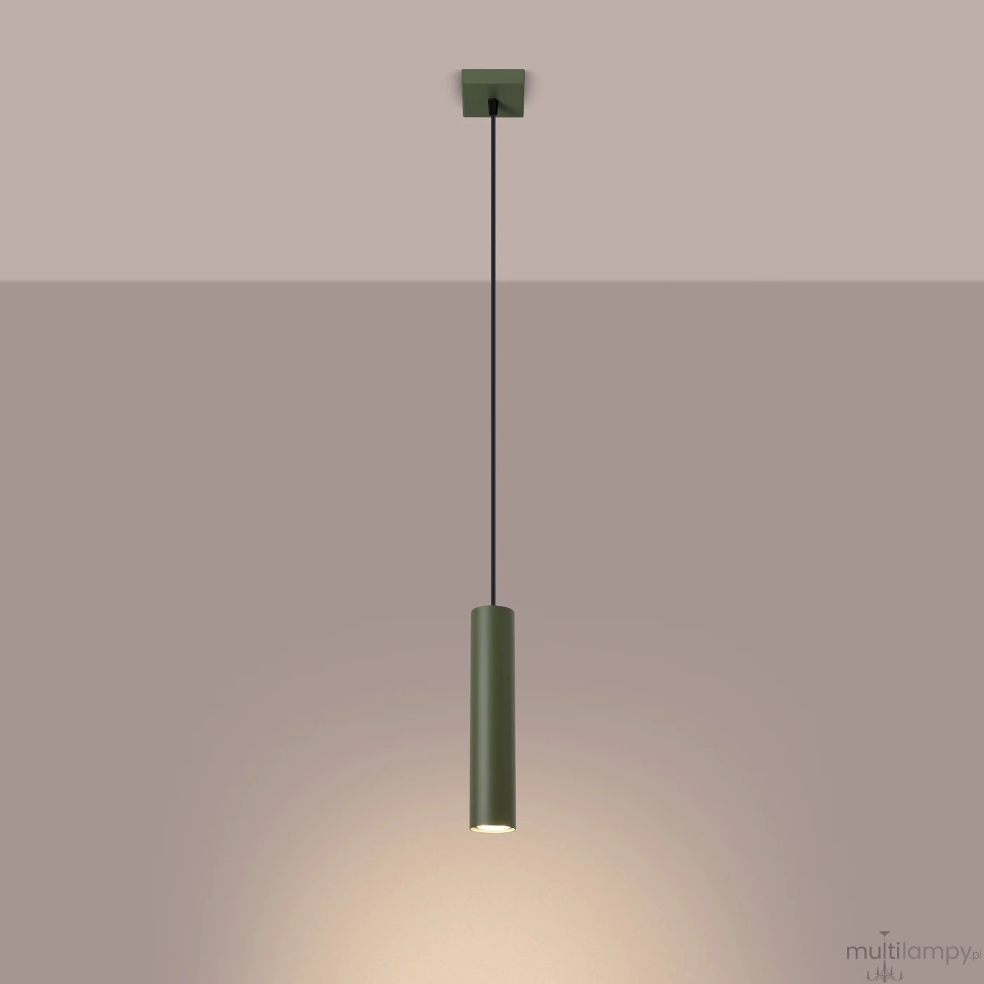 Lagos lampa wisząca GU10 zielona oliwka SL.1484