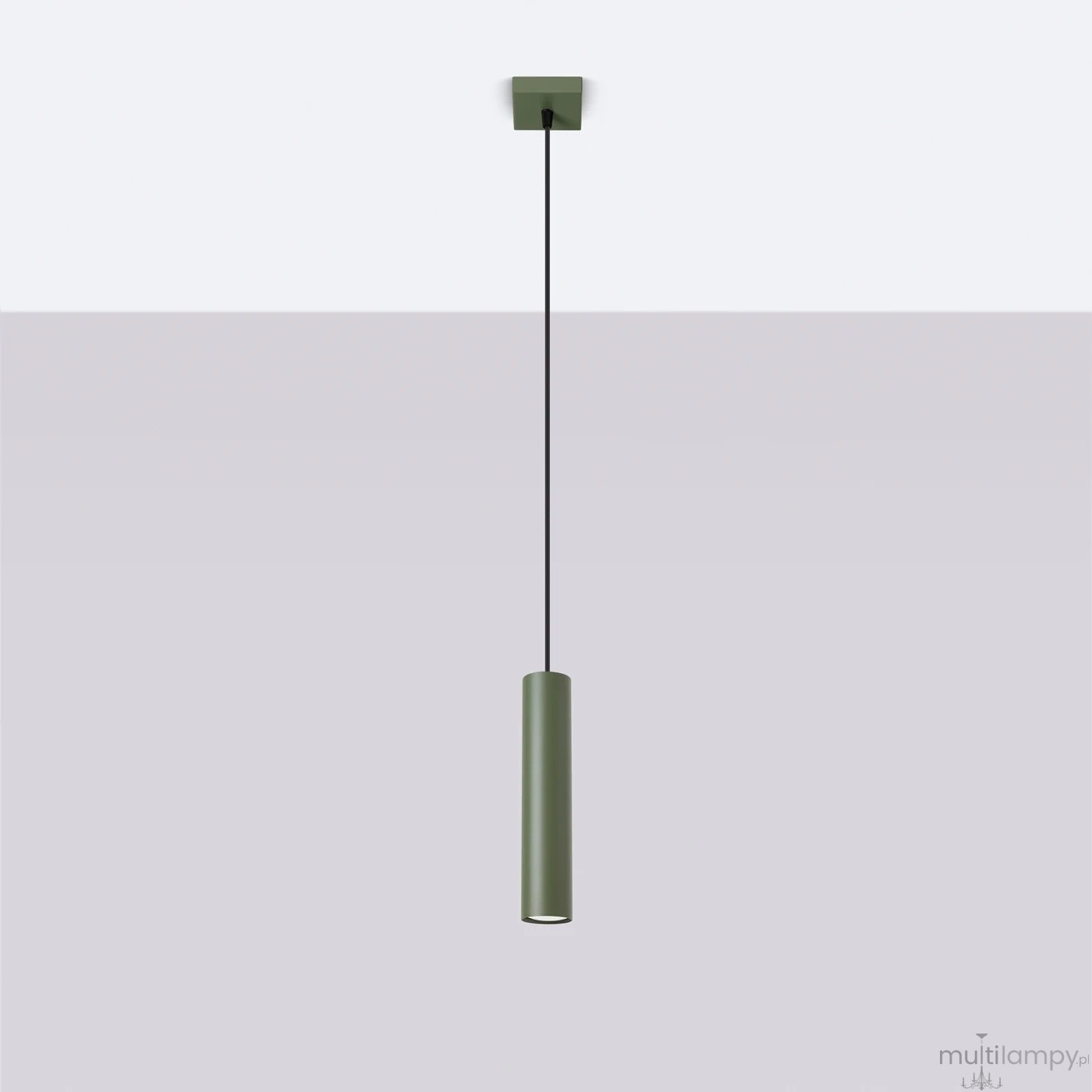 Lagos lampa wisząca GU10 zielona oliwka SL.1484