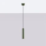 Lagos lampa wisząca GU10 zielona oliwka SL.1484