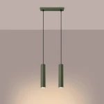 Lagos lampa wisząca 2xGU10 zielona oliwka SL.1485