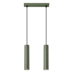 Lagos lampa wisząca 2xGU10 zielona oliwka SL.1485