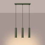 Lagos lampa wisząca 3xGU10 zielona oliwka SL.1486