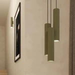 Lagos lampa wisząca 3xGU10 zielona oliwka SL.1487