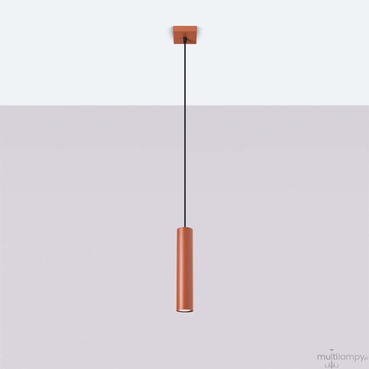 Lagos lampa wisząca GU10 ochra czerwona SL.1489