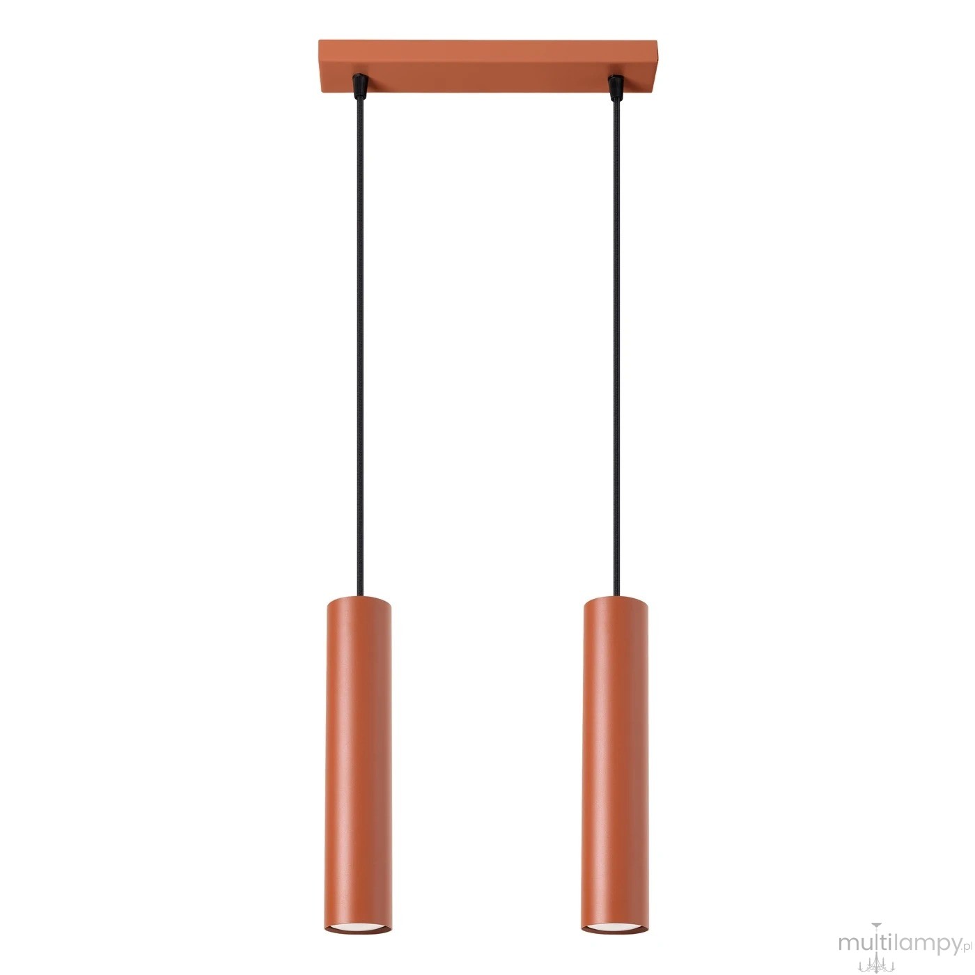 Lagos lampa wisząca 2xGU10 ochra czerwona SL.1490